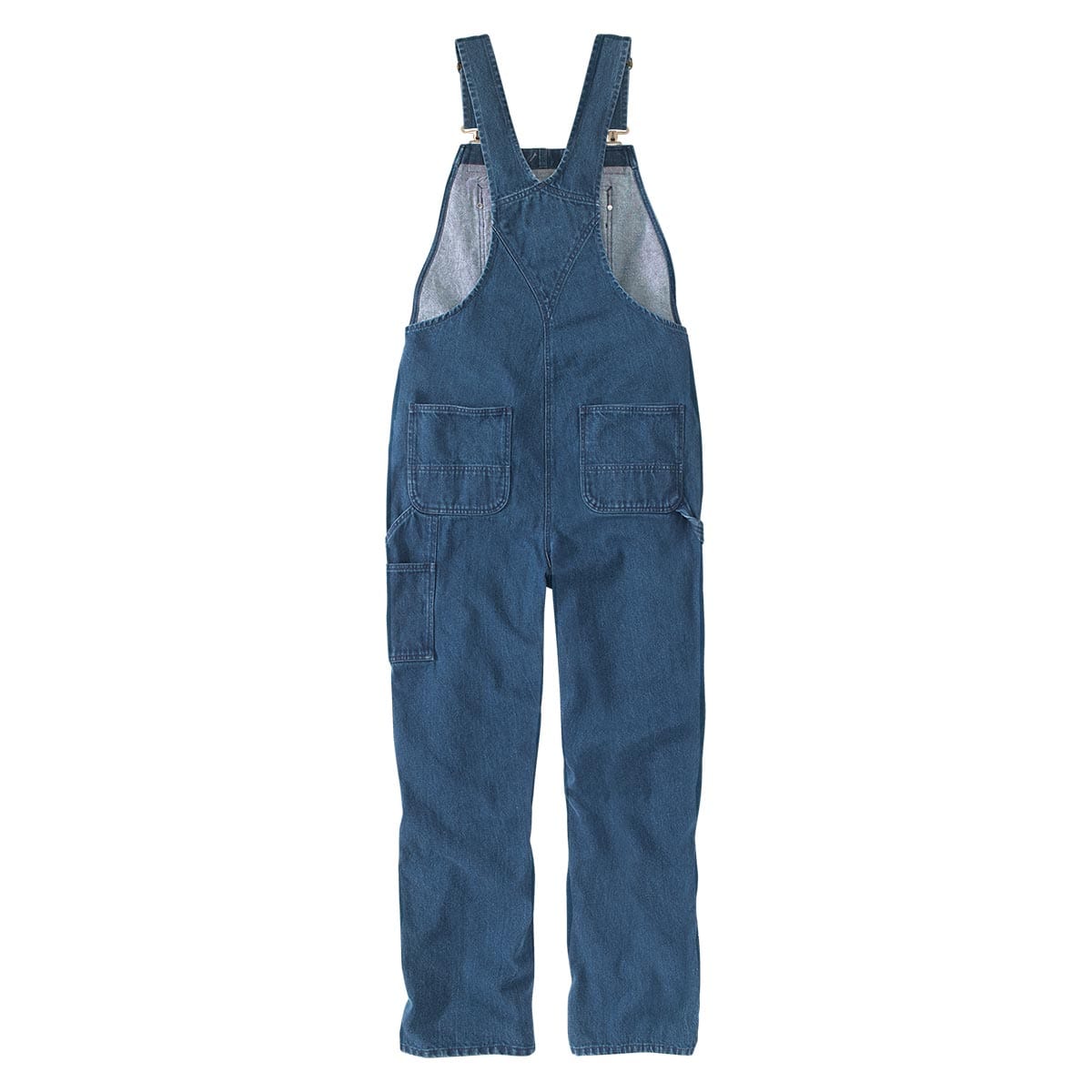 Carhartt Washed Denim Bib Overall — Unlined, 52in. Waist x 32in. Inseam,  Big Style, Model# R07 | Northern Tool